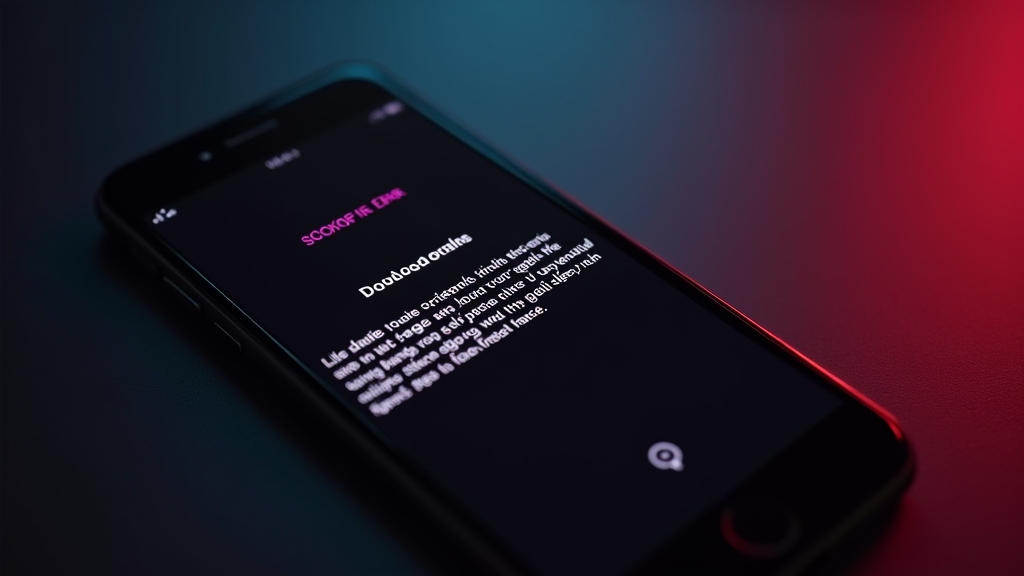 Smartphone mit Fehlersuche beim App-Download in dunkler Casino-Atmosphäre