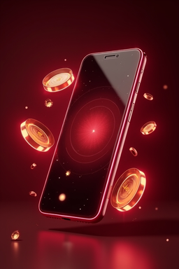 Smartphone mit Energy Casino App
